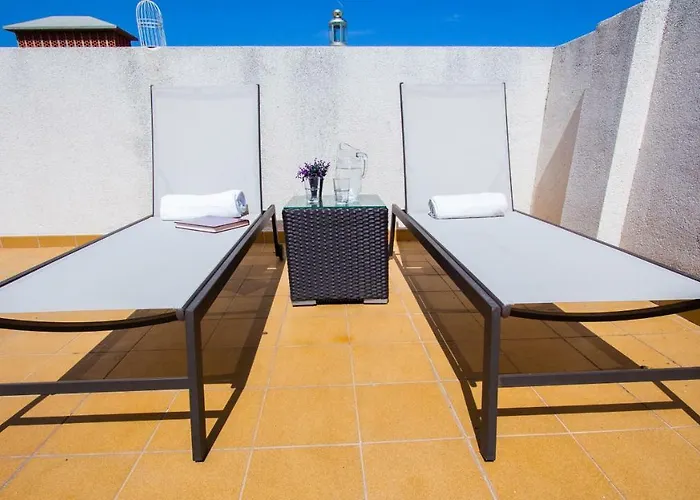 아파트 Wonderful Penthouse In The Center Of Icod De Vinos *